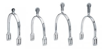 Spurs with plain rowel 