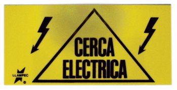 Warning Sign for Eletric Fences