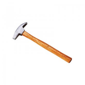 Driving hammer, wooden handle