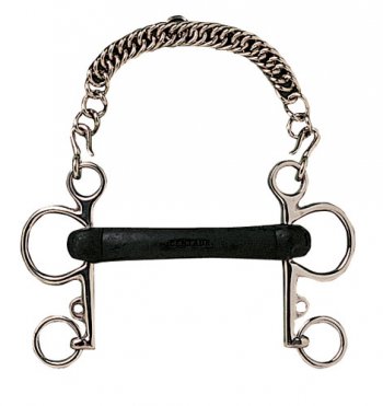Mullen Rubber Mouthpiece Pelham Bit (Hard Rubber)