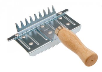 SQUARE GALVANIZED CURRY-COMB