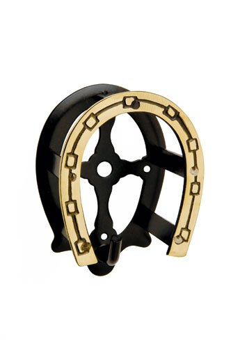 BRIDLE BRACKET WITH HORSESHOE