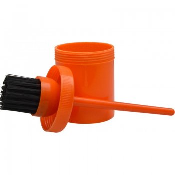 Hoof oil brush with container